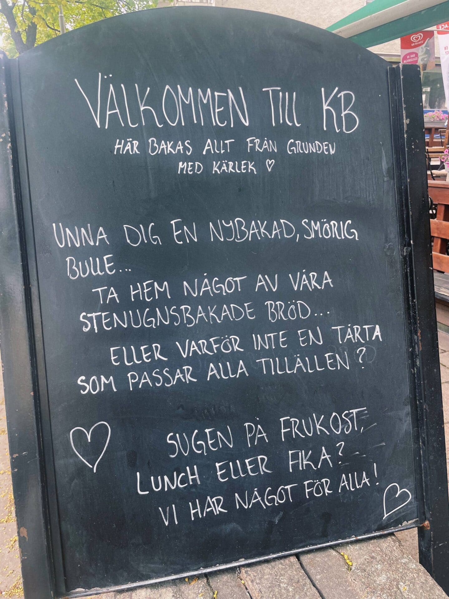 gatupratare för konditorn och bagarn