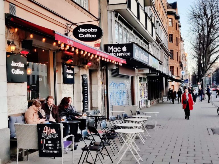 jacobs coffee på rådmansgatan